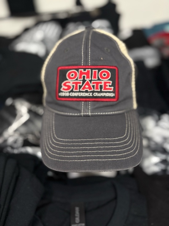 J. America Other - J. America Ohio State Gray and Red Trucker Cap